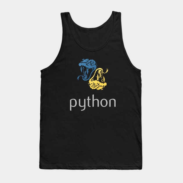 Python Programming Snakes Tank Top by CWdesign